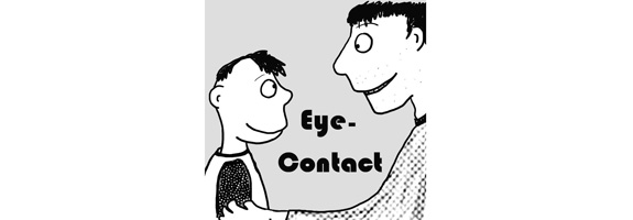 Making Eye Contact When Talking to Someone